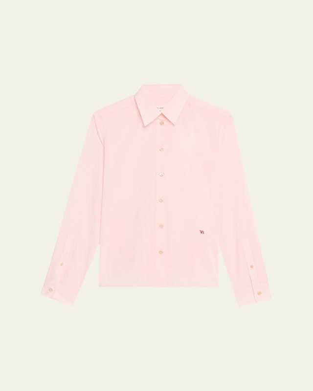 Lotus Button Down Cotton Shirt